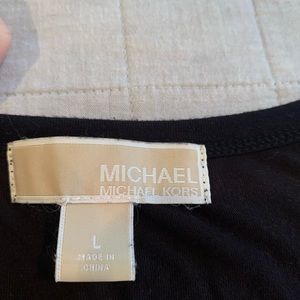 Michael Kors long crew neck t-shirt dress